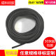 Silicone tube black hose inner diameter 1/2/3/4/5/6/7/8/9 anti-aging and high temperature resistant industrial grade free shipping