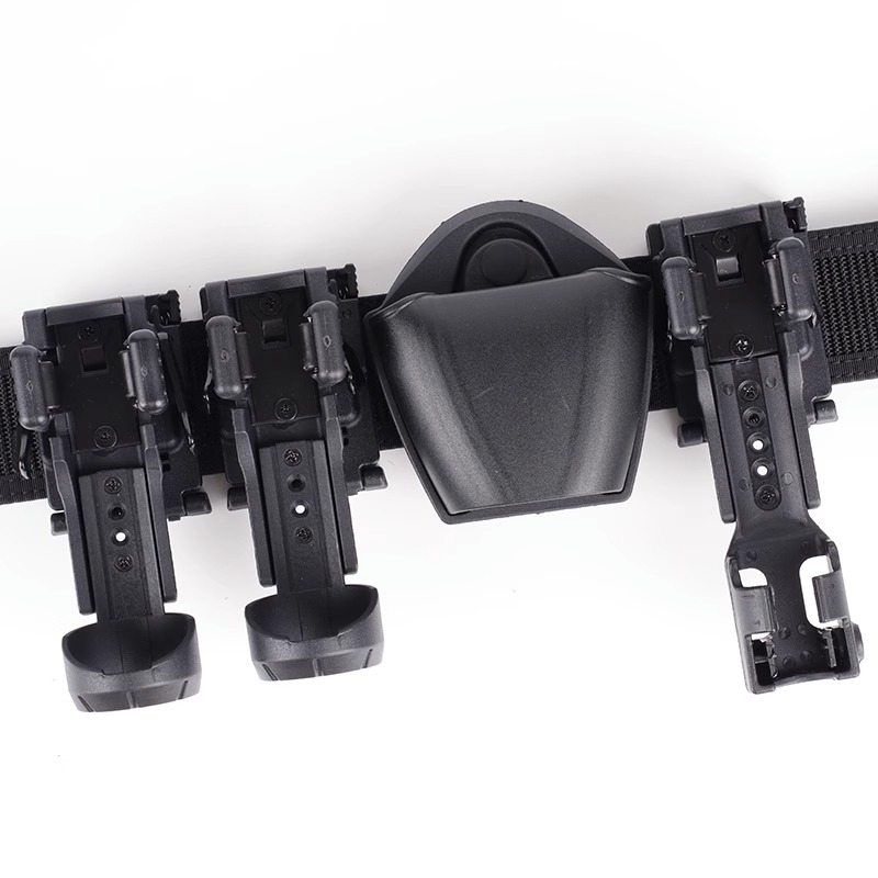 TACTICAL BELT WAIST SEAL SET QUICK-PULL EIGHT-PIECE SET SIDE OPENING LOCK FLASHLIGHT QUICK-PULL SET ON THE BACK PANEL INNER AND OUTER BELTS