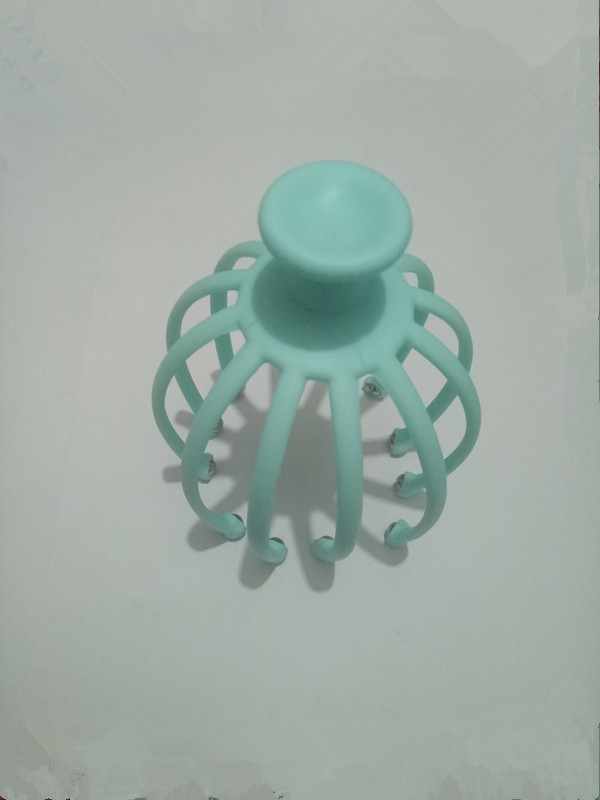 수동 머리 마사지 발톱 자오선 브러시 헤드 치료 볼 마사지기 두피 브러시 가려움증 및 차단 해제 침술 도구