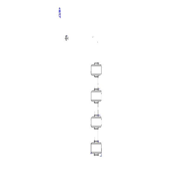 304 double float switch customization, two balls, three balls, four balls, bent rod side installation, customization