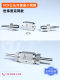 VCR female double inner wire joint VCR1/4 double inner wire joint male butt 316L stainless steel photovoltaic special