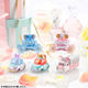 Domeca Disney Princess Gem Car Can Be Used Ring Earring Necklace Jewelry Box Minnie Mermaid Pikachu