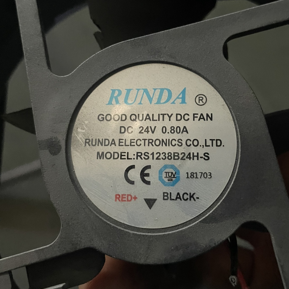 JASIC 315 RUNDA RS1238B24H-S |B24VH-S 24V 용접기 인버터 팬