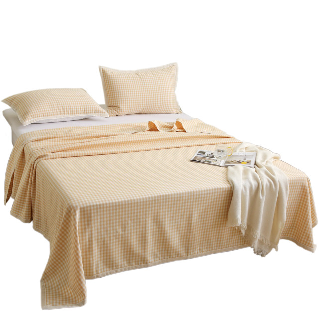 Adult Ramie Cool Mat Large Bed 2-meter Three-Piece Set Baby Children's Flax Sheet Soft Mat Large Size Breathable Summer
