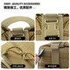 Tactical first aid kit EDC portable emergency outdoor medical accessories pack molle waist bag mount tool mount storage