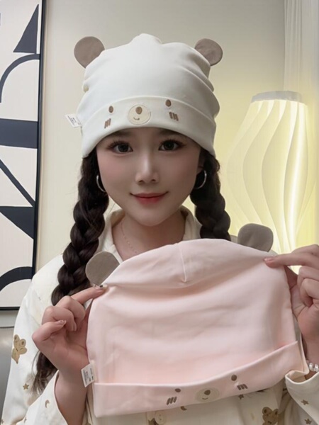 月子帽纯棉春秋孕妇产后防风帽子夏薄款发带产妇大头围吸汗妈妈帽