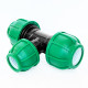 PE high-pressure three-way 253240637590110 water pipe diameter connector 46 minutes 2 inch irrigation quick insertion and water separation port