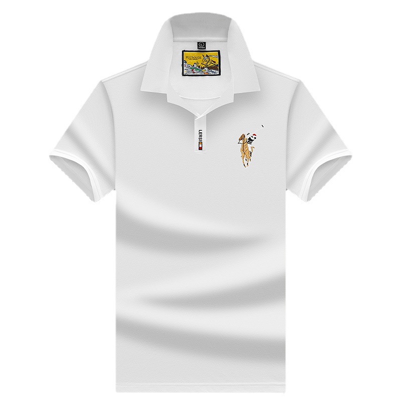 PAUL SUMMER 2024 POLO SHIRT MENS SUMMER CLASSIC EMBROIDERY CASUAL FASHION URBAN LAPEL SHORT SLEEVE SHIRT