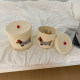 Xinbangbang Grocery Store, woven large capacity, dustproof storage bucket with lid, home cartoon cute puppy storage basket