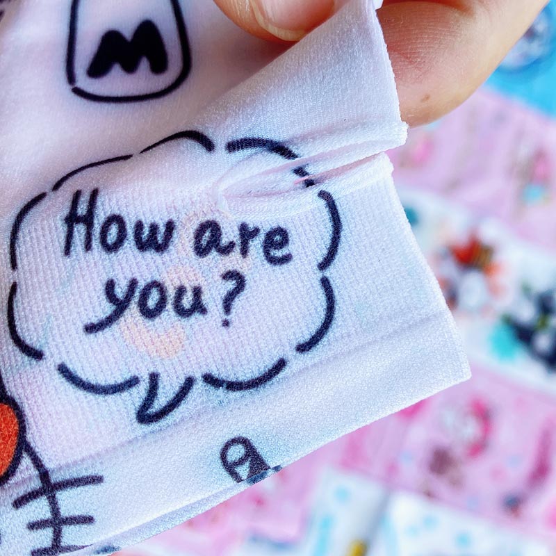 SUNSCREEN SLEEVE COVER CARTOON ELASTIC ICE SILK COLD COOL CUTE SUMMER ANTI-ULTRAVIOLET SLEEVE ICE GLOVE SLEEVE LADY