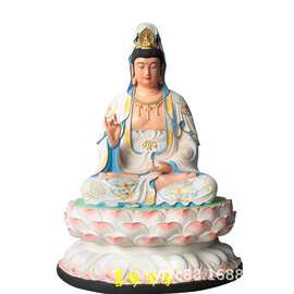 南海观音大士佛像图片 慈航道人神像批发 玻璃钢观世音神像