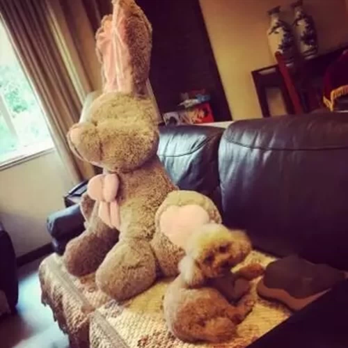 Кролик, кукла для сна, большая милая плюшевая игрушка, США, белый кролик