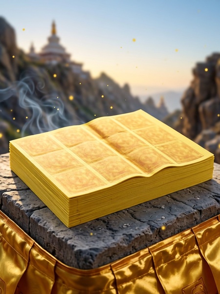 藏式焦烟见闻烟供火供纸金刚杵吽字杵烟供纸用品家用黄纸