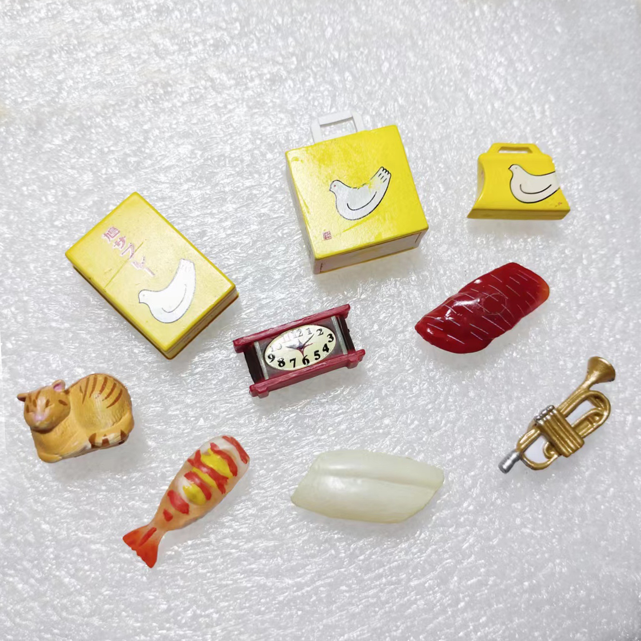 77 JAPAN MIDORI GENUINE BULK MINI FRIDGE MAGNET CUTE SUSHI ALARM CLOCK SMALL MAGNET