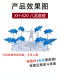 XingdaoShe Gundam model special effect parts 11 red dragon Lushan Shenglong Bashen Dragon Soul Support Figure Ornaments