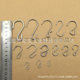 Free shipping, iron S-shaped hook, hardware S-shaped hook, metal small hook, tag chain, S-shaped hook, S-shaped hook, S-shaped hook