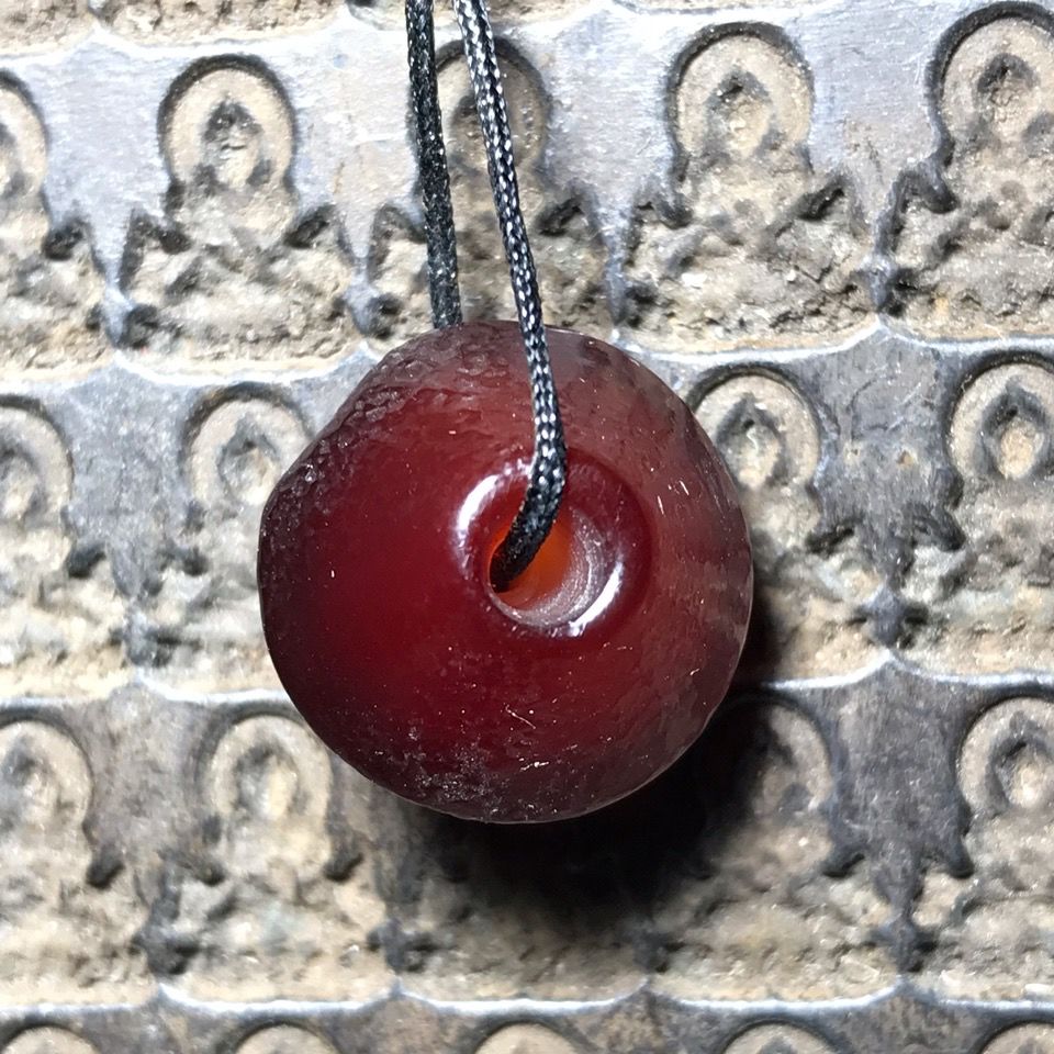 SPECIAL PRICE BONDING ANCIENT FOLK CUSTOMS OLD-FASHIONED PULP ORANGE PEEL PATTERN OLD AGATE FLYING SAUCER BEADS ACCESSORIES BEADS WAIST BEADS