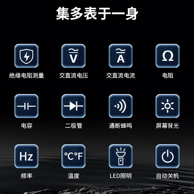 Zhongyi ZT-1000R high-precision digital megohmmeter 1000V insulation resistance test electronic shaker multimeter