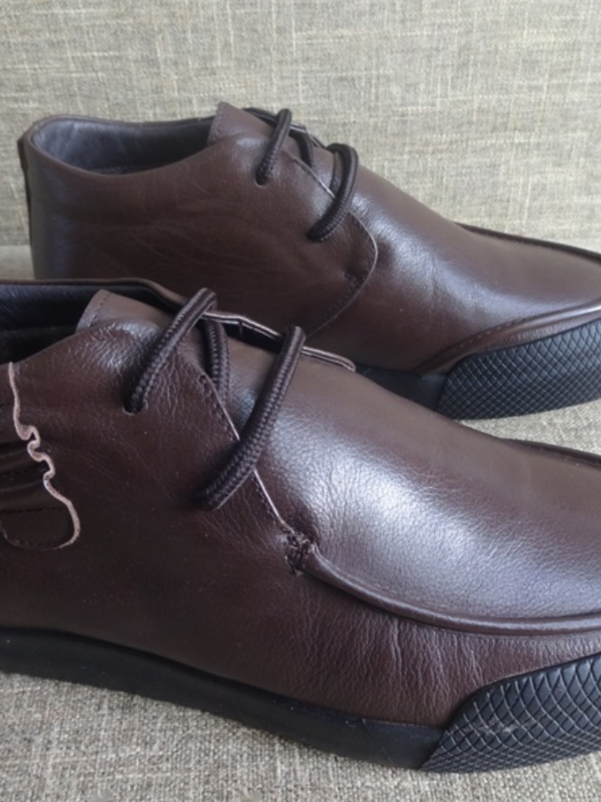 CLEARANCE FOREIGN TRADE ORIGINAL SINGLE LEATHER COTTON BOOTS WINTER FLEECE THICKENED WARM BOOTS COMFORTABLE AND FASHIONABLE BUSINESS CASUAL LEATHER BOOTS