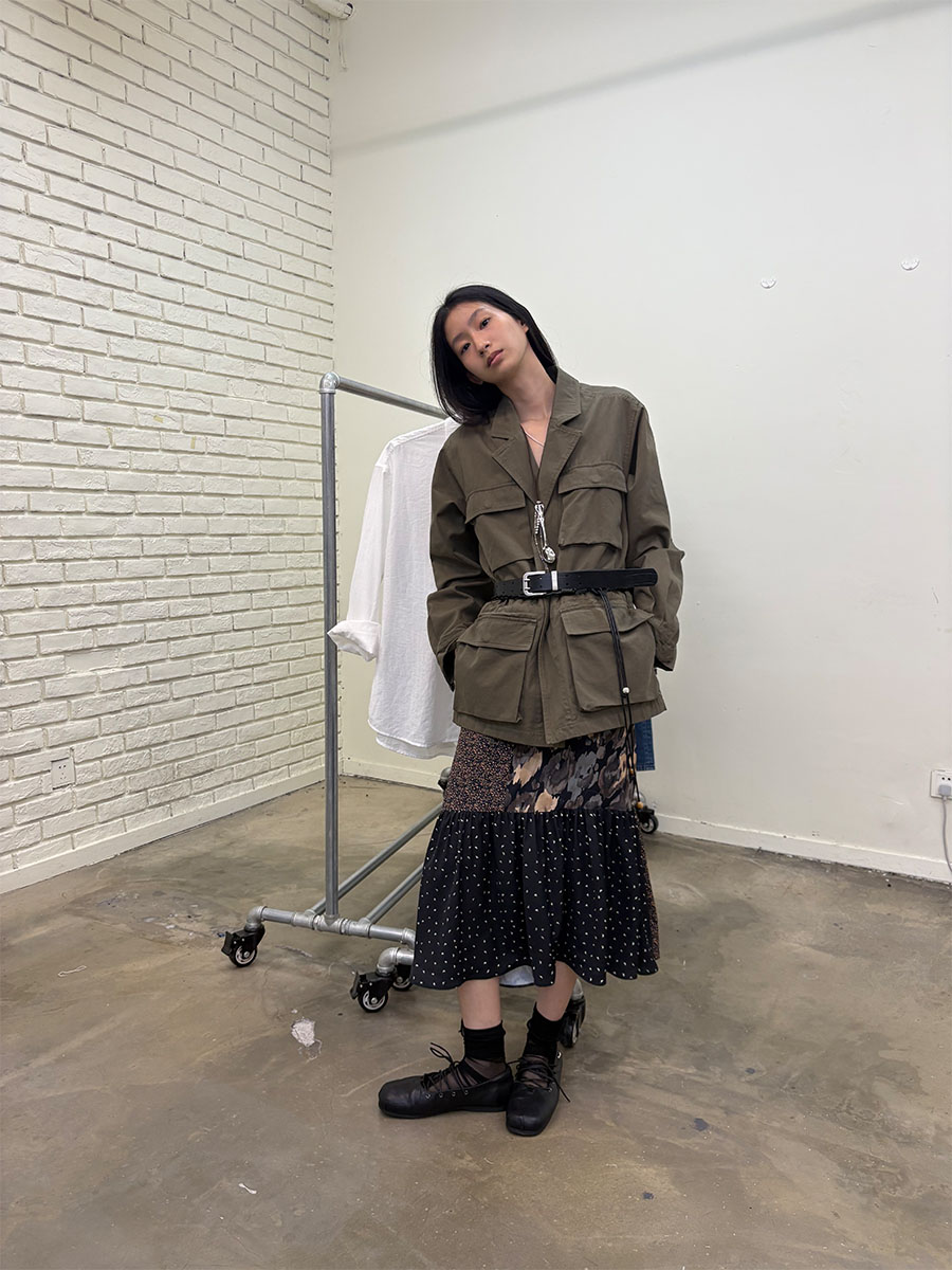 NeverSeez] Double Pin Buckle Leather Belt - OLDLAUNDRY