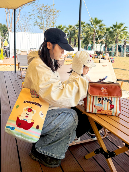 高颜值妈咪包手提外出便携大容量奶瓶吸奶器收纳包轻便斜挎母婴包 — 5