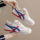 Женская обувь Net celebrity Forrest shoes, новинка 2025 года, размер 34, дышащая парусиновая обувь на одной педали, универсальная спортивная обувь для бега на плоской подошве mini 2