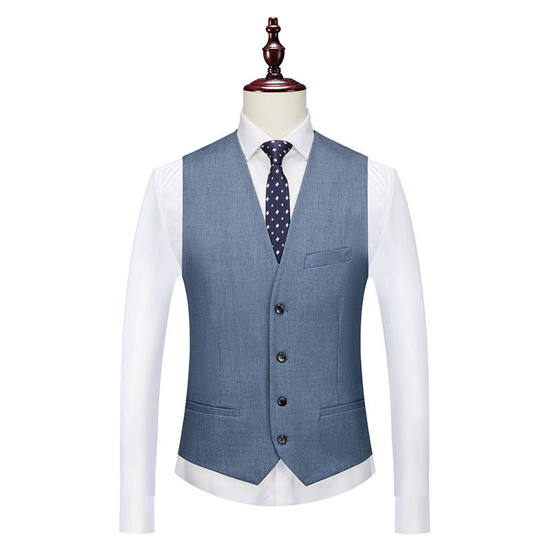 MENS SUIT THREE-PIECE CASUAL BUSINESS SUIT XZ103-222-P260 THREE-PIECE SUIT GREY