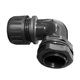 90 Plastic corrugated pipe bevel joint PA66 nylon waterproof thread corrugated pipe right angle bevel joint L-shaped elbow