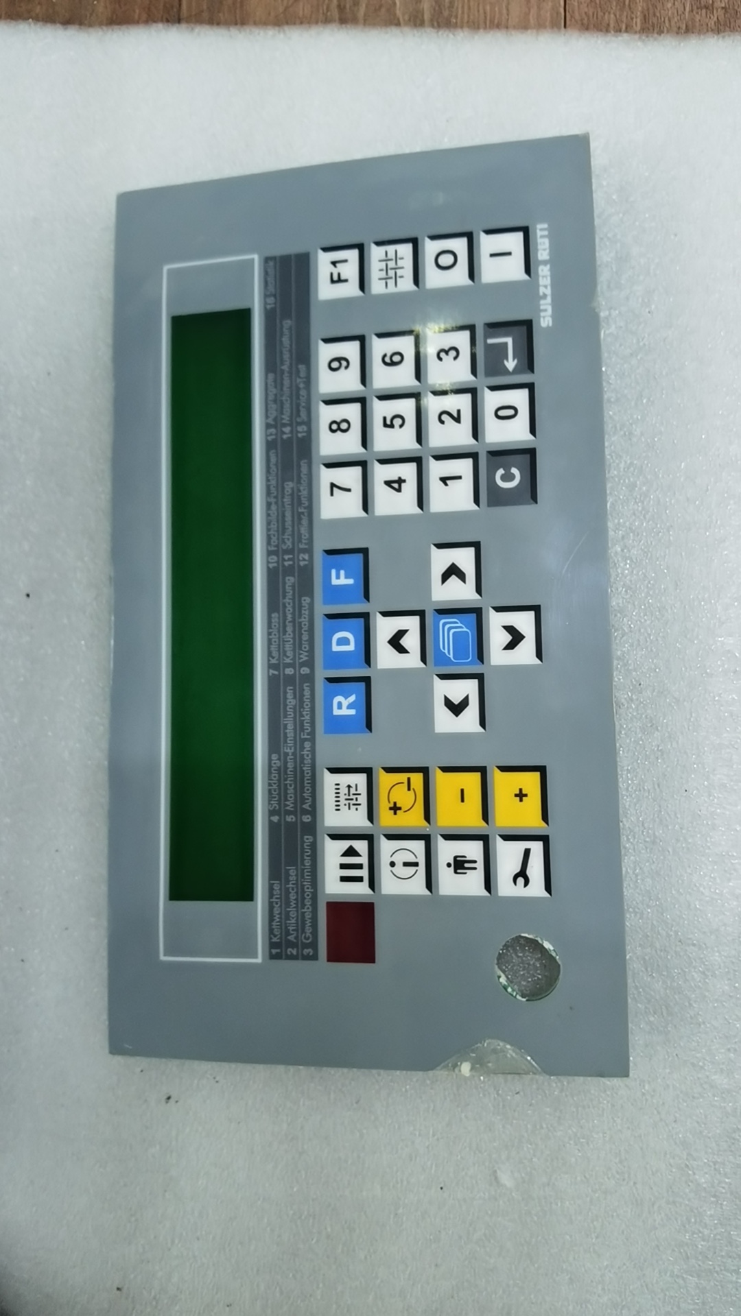 JC5 CX870 디스플레이 G6200 조작 패널 섬유 기계 액세서리