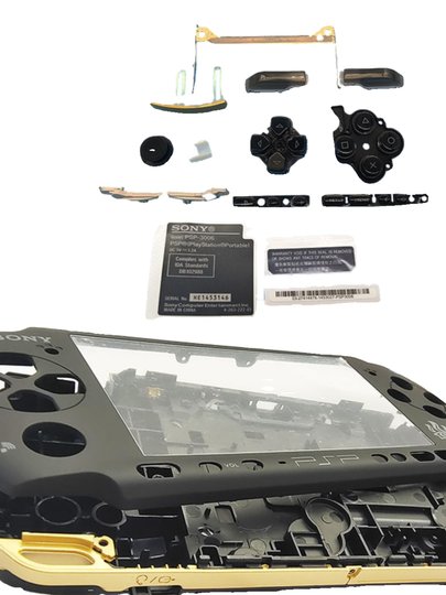 PSP3000外壳 怪物猎人   游戏机替换壳 095高 带按键 螺丝