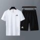Adidas flagship store authentic men's breathable casual T-shirt, short-sleeved shorts, two-piece summer fashion suit