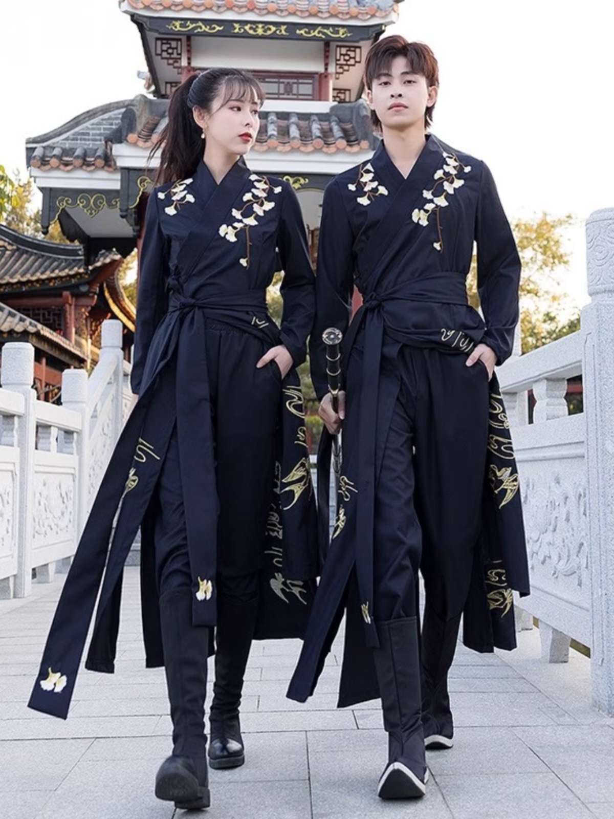 RENTAL OF HANFU FOR MEN AND WOMEN COUPLES AUTUMN GAMES OPENING CEREMONY COSTUMES CHORUS GRADUATION PHOTOS PERFORMANCE COSTUMES RENTAL