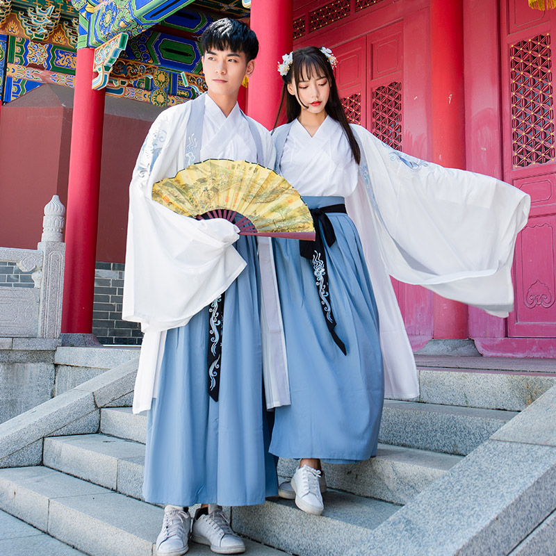 RENTAL OF HANFU WENYUAN ANCIENT STYLE COUPLES POETRY RECITATION STUDENT COMING-OF-AGE CEREMONY PERFORMANCES GRADUATION PHOTOS CLASS UNIFORMS RENTAL