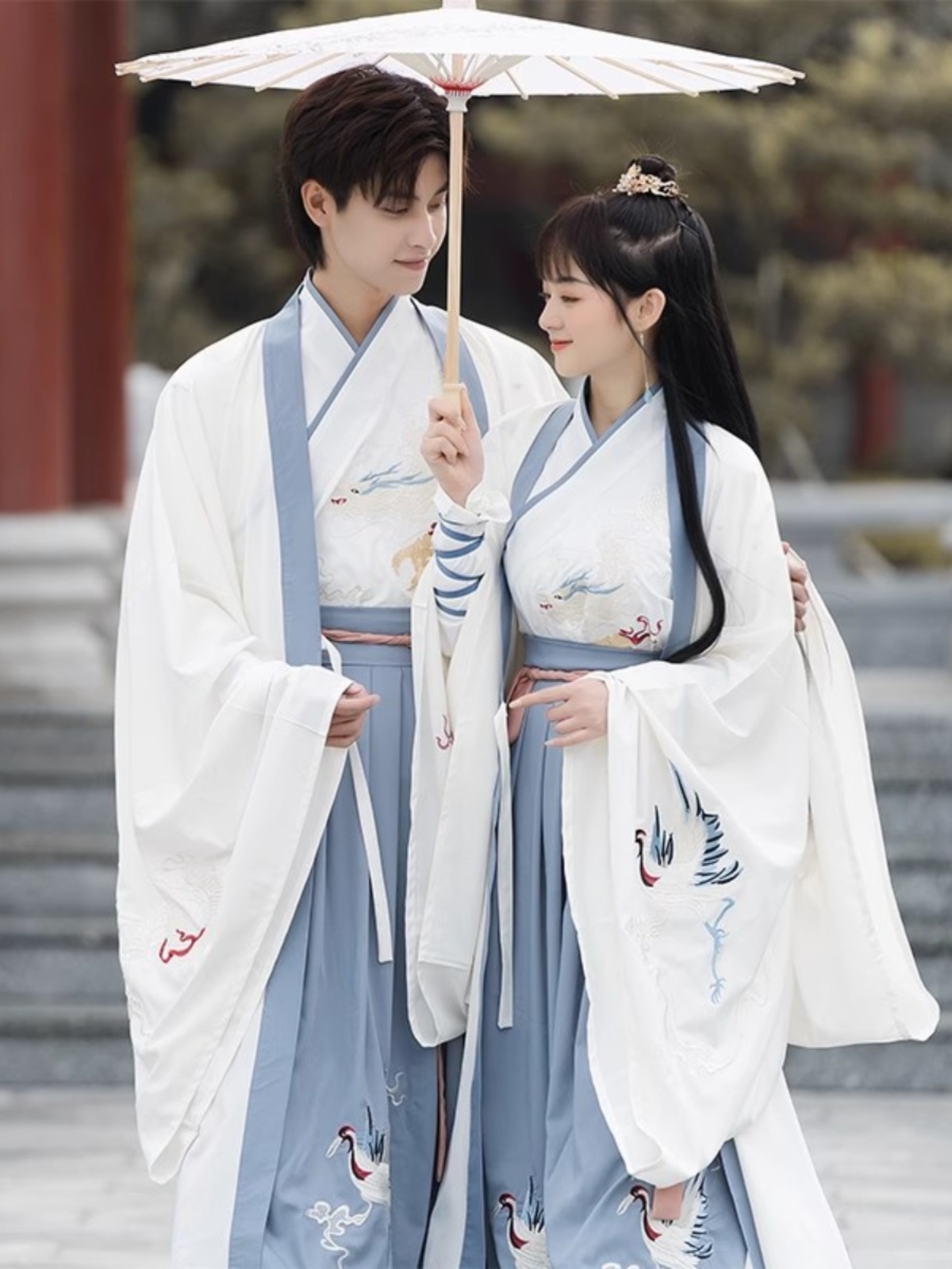 RENTAL OF HANFU FOR MEN AND WOMEN COUPLES AUTUMN GAMES OPENING CEREMONY COSTUMES CHORUS GRADUATION PHOTOS PERFORMANCE COSTUMES RENTAL