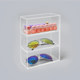 Drawer daily contact lens storage box acrylic eye shadow bedroom desktop lipstick lip gloss glasses cosmetics storage rack