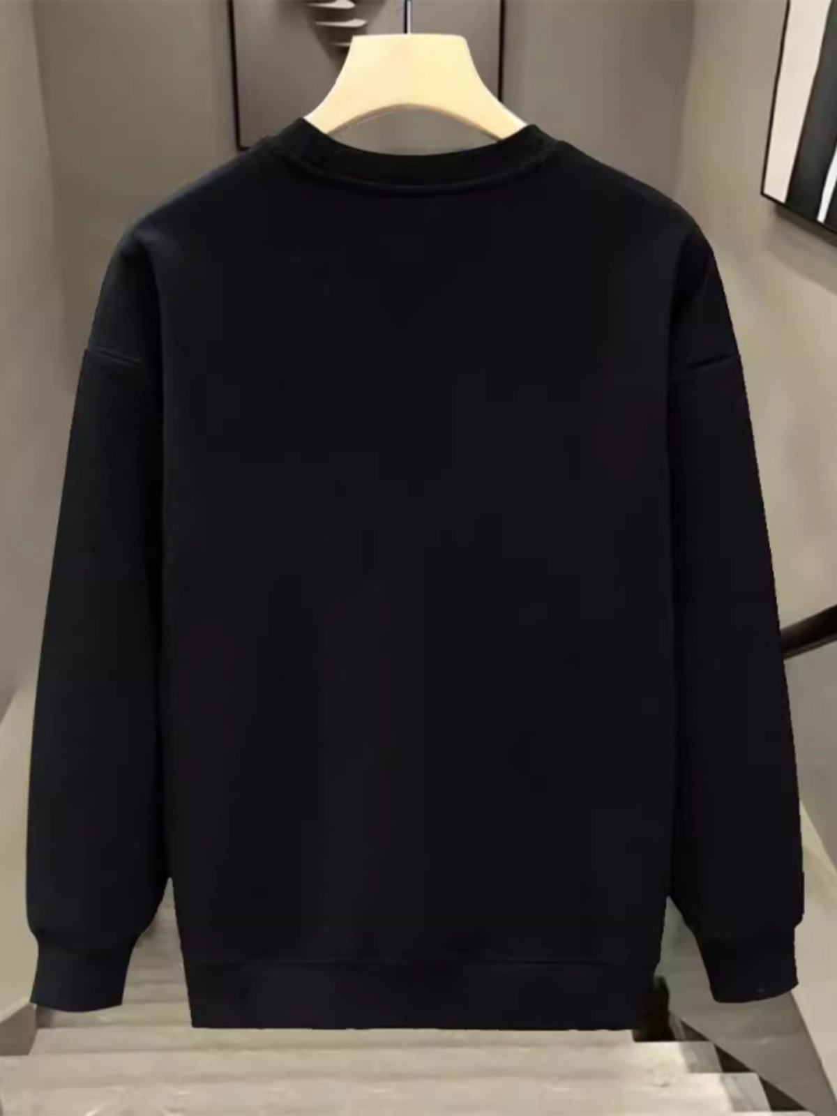 LIMITED TIME BRAND FOREIGN TRADE DISCOUNT ROUND NECK SWEATSHIRT HOODLESS PULLOVER MENS SPRING AND AUTUMN HIGH STREET TREND SPORTS TOP