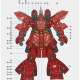 Free shipping Shiyilin MG 1/100 Kasha Shazabi Jiangsha style HD water stickers