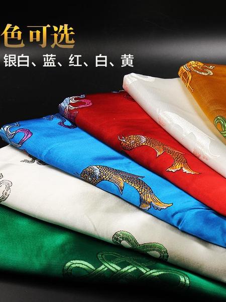 八吉祥加厚绸布刺绣提花五色哈达批量发包邮哈达精品加厚绸布大号