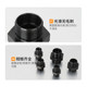 High-pressure oil pipe joint clamp type through steel pipe joint combined rotary steel pipe direct 14*1.5/16*1.5