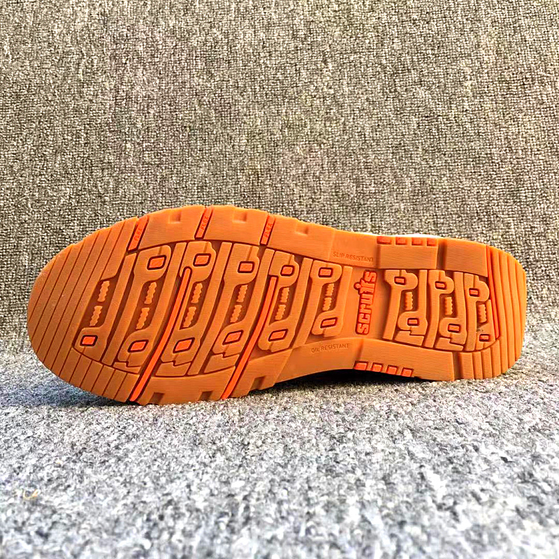 FOREIGN TRADE ORIGINAL SINGLE NUBUCK LEATHER MID-TOP ANTI-SMASHING LABOR PROTECTION SHOES ANTI-PUNCTURE TOOLING SAFETY SHOES OIL-PROOF WEAR-RESISTANT SOLID LARGE SIZE