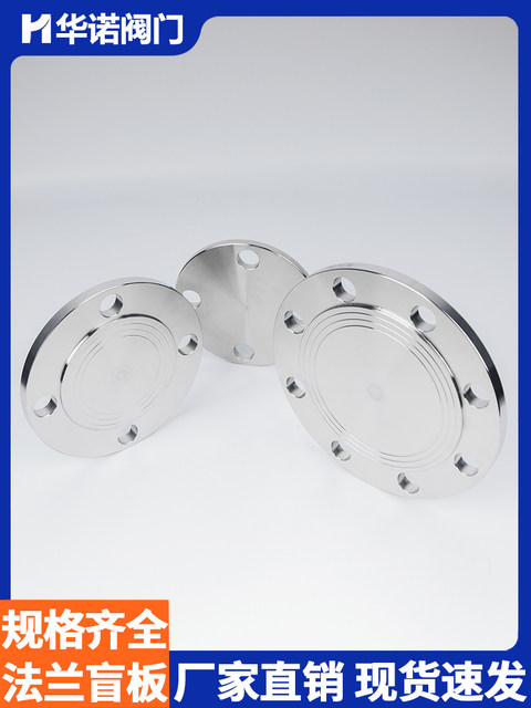 316L stainless steel flange blind plate PN10 negative difference flat welding forged flange cover PN16 plug 40 50 65 80