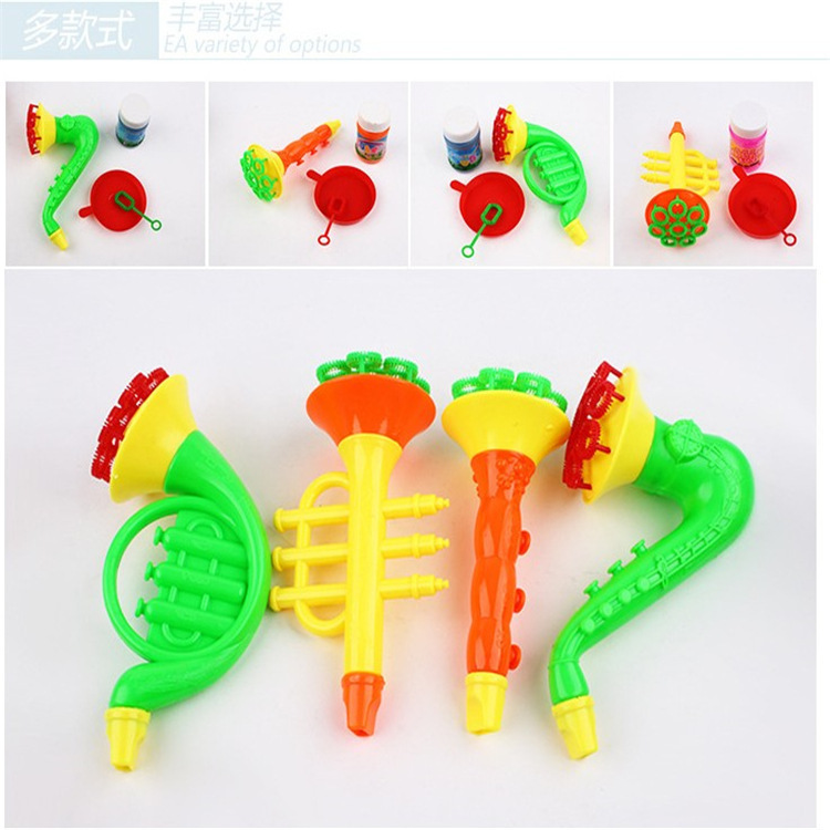 NEW MULTI-HEAD BUBBLE GUN CHILDRENS HORN BUBBLE BLOWING MACHINE POROUS BUBBLE GUN INERTIAL BUBBLE BLOWING MACHINE GROUND STALL