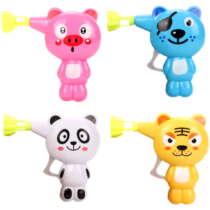 CHILDRENS TOYS CARTOON MANUAL BUBBLE GUN BLOWING BUBBLE INERTIA SUMMER STALL  PRODUCTS