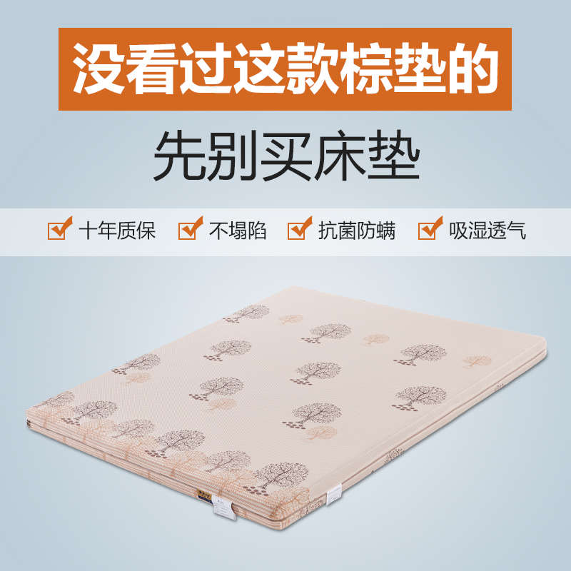 SPINE PROTECTION PLUS HARD PAD THIN MATTRESS COCONUT PALM HOME CHILDRENS PALM MAT 1.8M HARD PALM MATTRESS FOLDED CAN BE SET