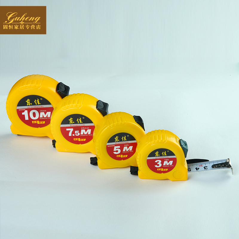 DONGJIA 강철 줄자 확장 자동 잠금 미터법 줄자 3미터 5미터 7.5 10미터 M