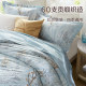 HarborHouse American bedding new product cotton tribute satin printed bed sheet three and four pieces set 2025 spring and summer Coral