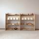 Korean ins solid wood children's bookshelf floor-standing picture bookshelf magazine shelf study storage rack baby bookcase