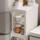 Cluster storage cabinet, slit storage rack, kitchen refrigerator side pull cabinet, bathroom ultra-slit storage side cabinet