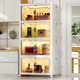 High-end kitchen storage cabinet floor-standing multi-layer storage cabinet storage rack cabinet side cabinet storage multi-functional sorting rack