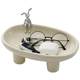 Cream style ins door entrance entrance key storage rabbit ornaments high-end bedroom makeup jewelry storage